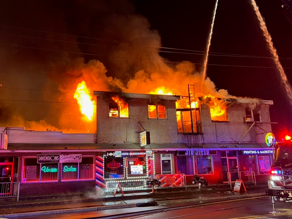 Woodbridge Town Council Rundown (Oct. 7, 2025) 2 Flames engulf a two-story mixed-use building on St. George Avenue in Avenel as firefighters battle the blaze early Saturday morning.