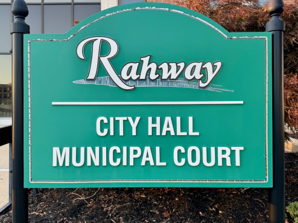 Rahway City Hall and Municipal Court sign